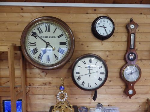 FUSEE DIAL CLOCK 18 INCH DIAL MADE FOR SWINDEN SONS BIRMINGHAM - ADDITIONAL PHOTO 8