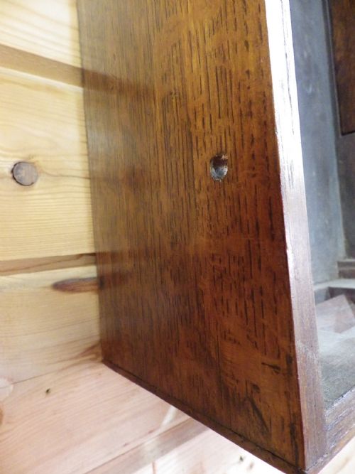 FUSEE DIAL CLOCK 18 INCH DIAL MADE FOR SWINDEN SONS BIRMINGHAM - ADDITIONAL PHOTO 6