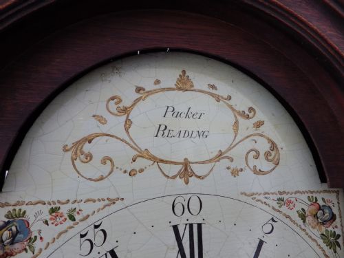 ENGLISH 8 DAY LONGCASE CLOCK PACKER OF READING 1790S - ADDITIONAL PHOTO 7