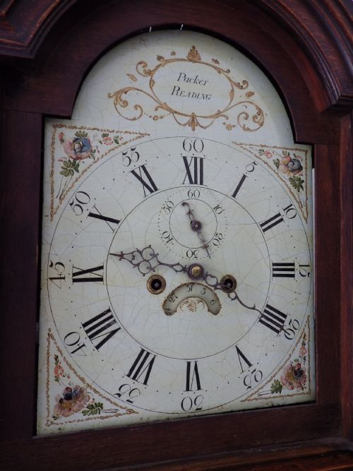 ENGLISH 8 DAY LONGCASE CLOCK PACKER OF READING 1790S - ADDITIONAL PHOTO 2