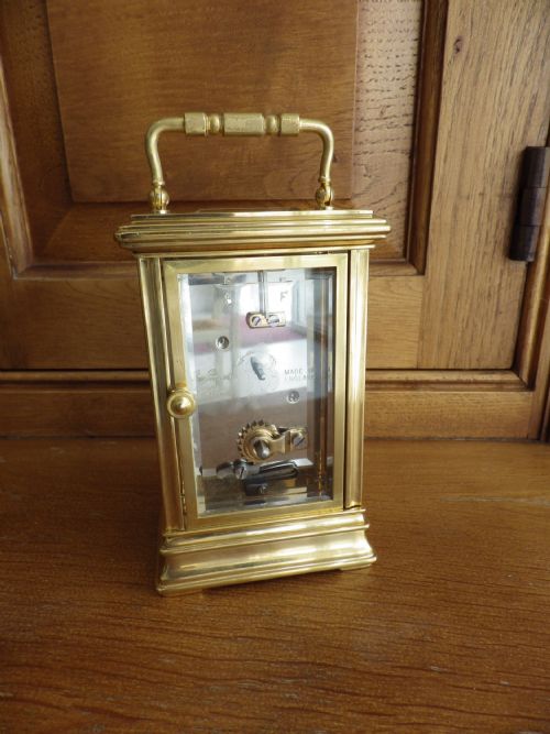 ST JAMES EIGHT DAY CARRIAGE CLOCK FULLY RESTORED 1960S - ADDITIONAL PHOTO 3