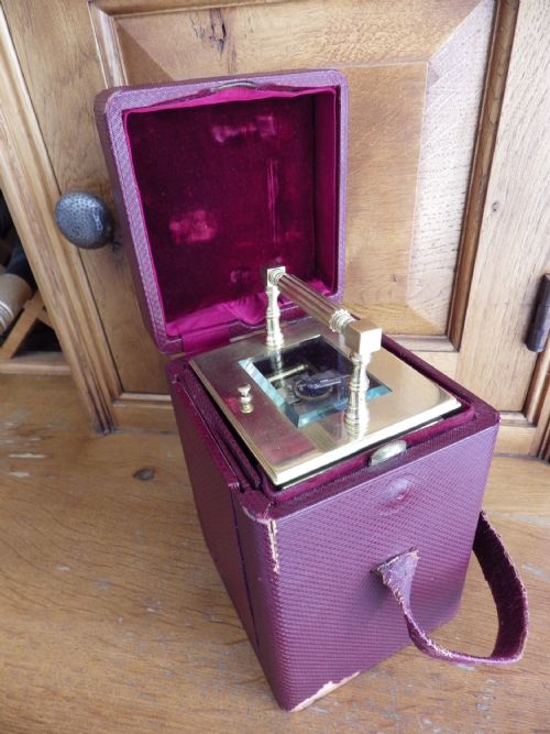 FRENCH REPEATER CARRIAGE CLOCK WITH THE ORIGINAL CASE CIRCL 1880S - ADDITIONAL PHOTO 10