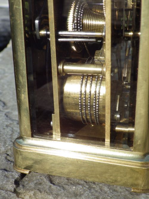 JAMES MC CABE DOUBLE FUSEE CARRIAGE CLOCK 17901810 - ADDITIONAL PHOTO 8
