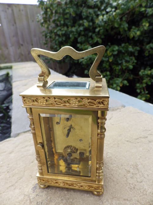 FRENCH CARRIAGE CLOCK 1890S - ADDITIONAL PHOTO 2