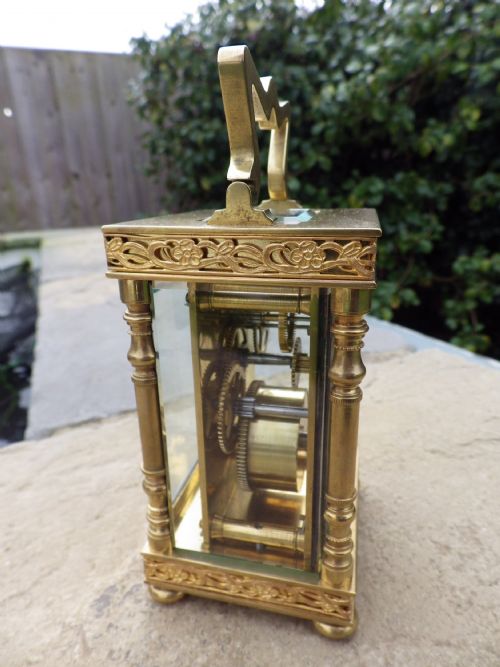 FRENCH CARRIAGE CLOCK 1890S - ADDITIONAL PHOTO 3