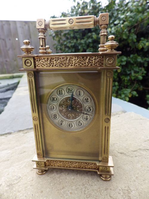 FRENCH CARRIAGE CLOCK 1890S