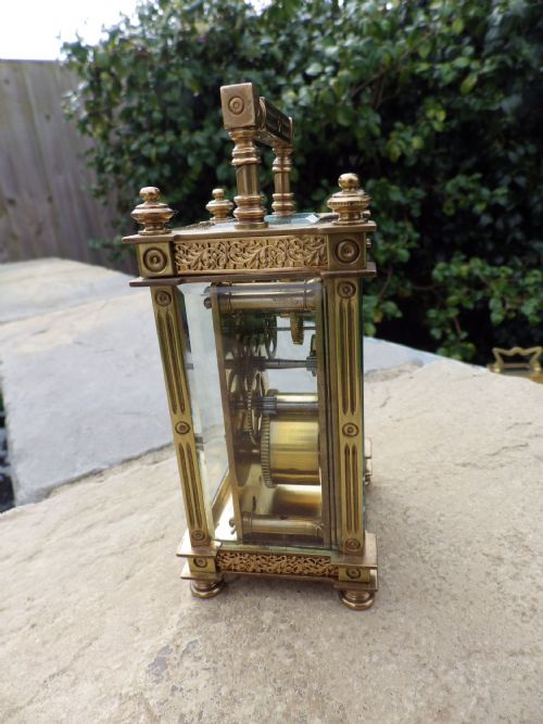 FRENCH CARRIAGE CLOCK 1890S - ADDITIONAL PHOTO 3