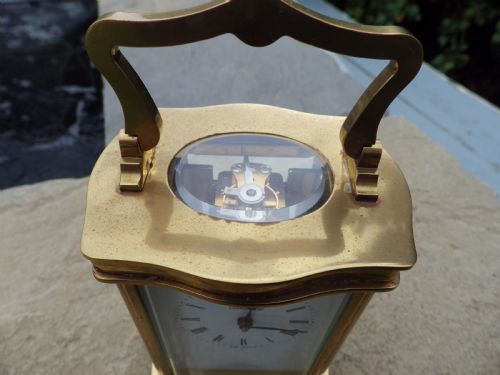 ENGLISH CARRIAGE CLOCK OLD STOCK 1960 - ADDITIONAL PHOTO 3