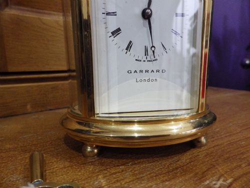 ENGLISH CARRIAGE CLOCK GARRARD LONDON EX SHOP STOCK MINT 1960 - ADDITIONAL PHOTO 1