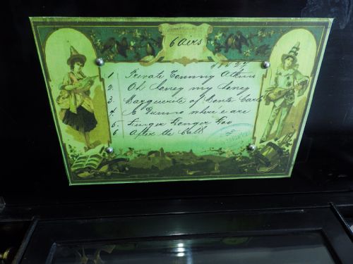 MUSIC BOX SWISS FULLY RESTORED WORKS 1890S - ADDITIONAL PHOTO 2