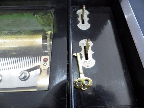 MUSIC BOX SWISS FULLY RESTORED WORKS 1890S - ADDITIONAL PHOTO 5