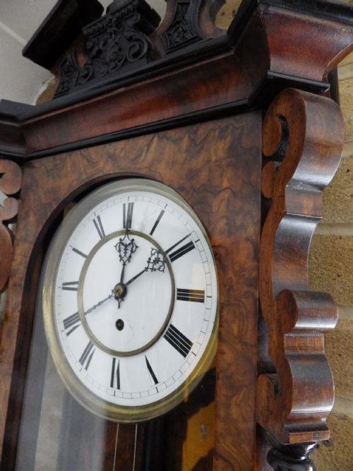 VIENNA REGULATOR CLOCK BY LENZIRCH 1870S - ADDITIONAL PHOTO 4