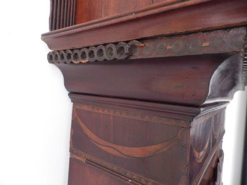 LONGCASE GRANDFATHER CLOCK 1799 BY CHARLES DOWSETT OF CANTERBURY - ADDITIONAL PHOTO 14