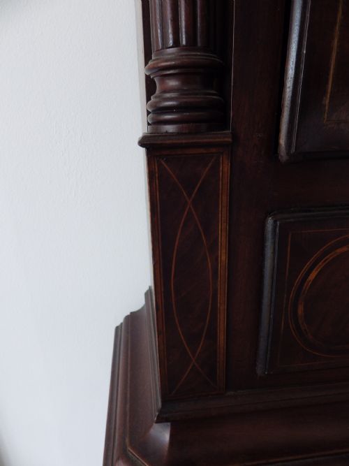 LONGCASE GRANDFATHER CLOCK 1799 BY CHARLES DOWSETT OF CANTERBURY - ADDITIONAL PHOTO 2