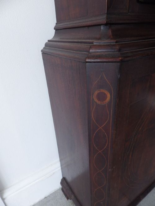 LONGCASE GRANDFATHER CLOCK 1799 BY CHARLES DOWSETT OF CANTERBURY - ADDITIONAL PHOTO 3