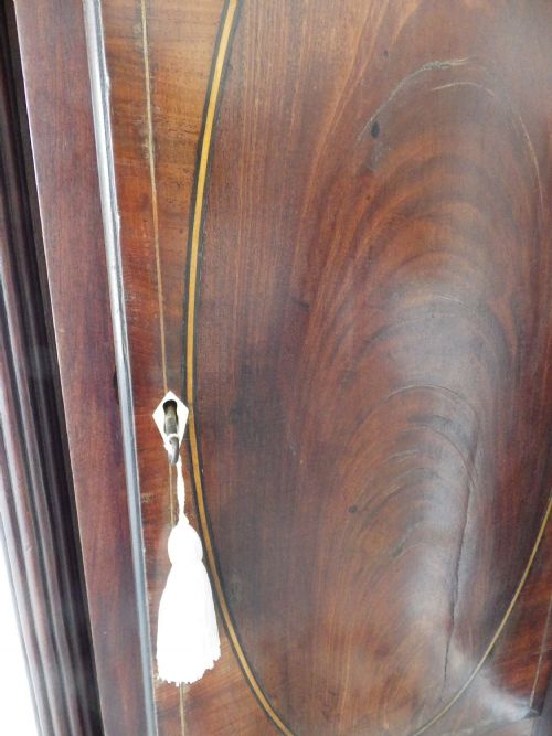 LONGCASE GRANDFATHER CLOCK 1799 BY CHARLES DOWSETT OF CANTERBURY - ADDITIONAL PHOTO 6