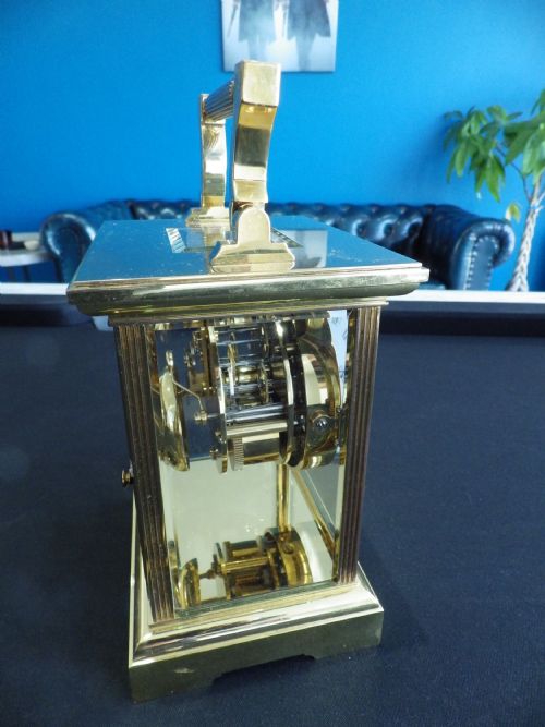 L EPEE FRENCH CARRIAGE CLOCK MASSIVE CLOCK VERY HEAVY EX SHOP STOCK 1960S - ADDITIONAL PHOTO 4