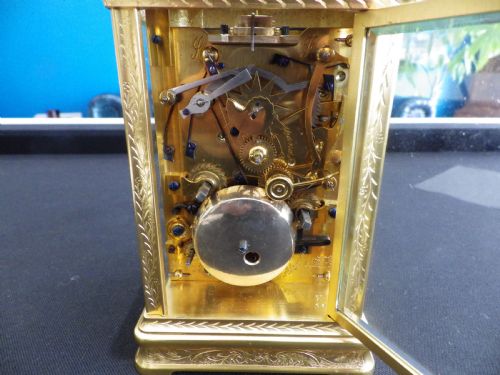 RARE FRENCH CARRIAGE CLOCK FOR THE MARKET IN CHINA SWEEP SECONDS - ADDITIONAL PHOTO 4