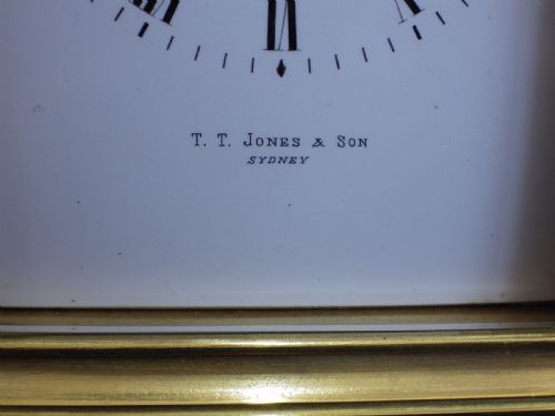 FRENCH FIVE MINUTE REPEATING CARRIAGE CLOCK 1890 - ADDITIONAL PHOTO 6
