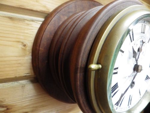 SHIPS CLOCK FUSEE GLASGOW MAKER 1900 - ADDITIONAL PHOTO 1