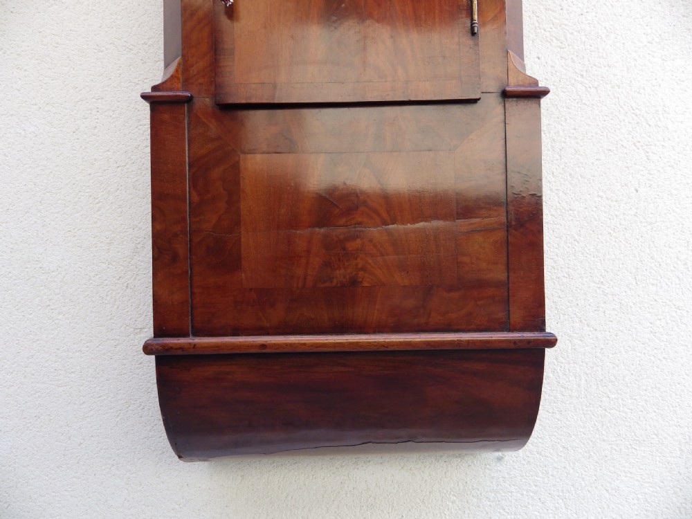 Large Tavern Clock In Flame Mahogany By Smith & Sons Of Walton View III