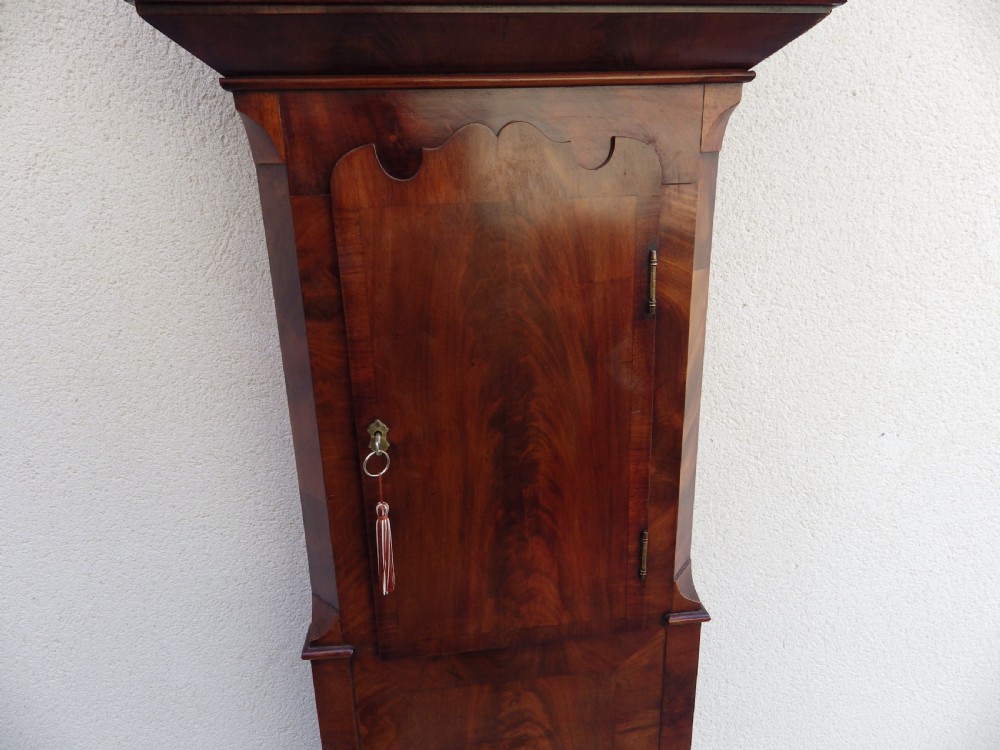 Large Tavern Clock In Flame Mahogany By Smith & Sons Of Walton View IV
