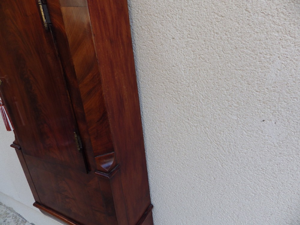 Large Tavern Clock In Flame Mahogany By Smith & Sons Of Walton View VI