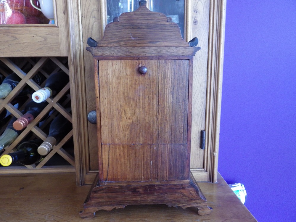 Simply Stunning Rosewood Inlayed French Mantel Clock  View XVII