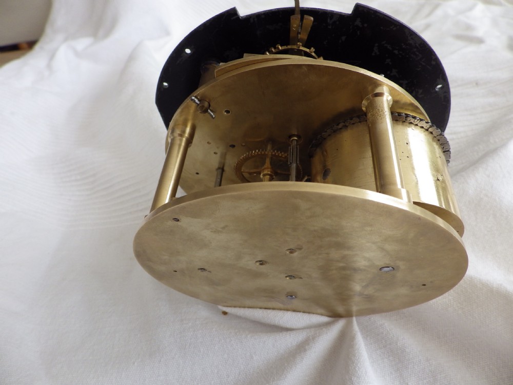 English Ships Fusee Clock Fully Restored Movement 1890 View X