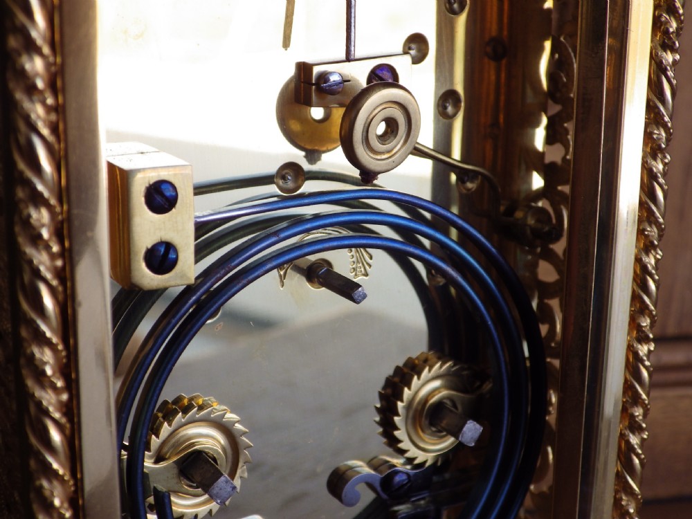 French Striking Carriage Clock Movement Fully Restored Rare Case Style View XI