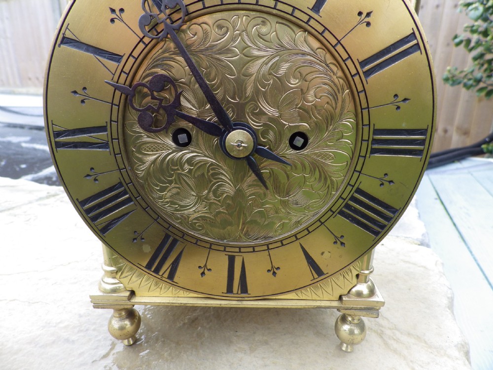 Lantern Clock Double Fusee Ting Tang Strike A Rare clock View II