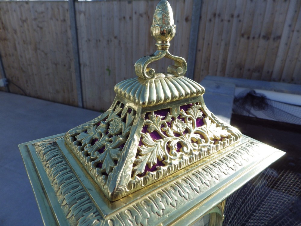 French Brass Mantle Clock View III