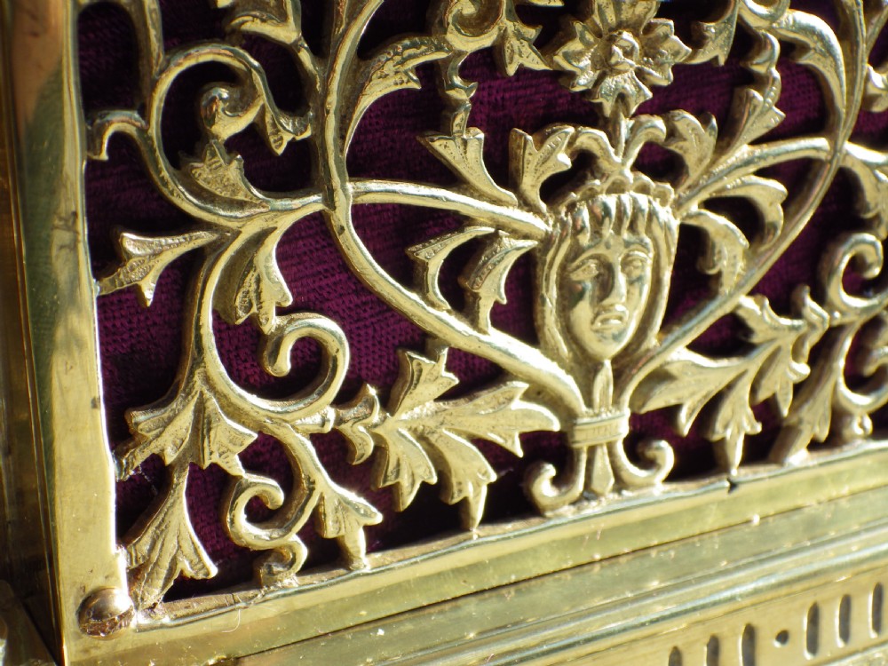 French Brass Mantle Clock View IV