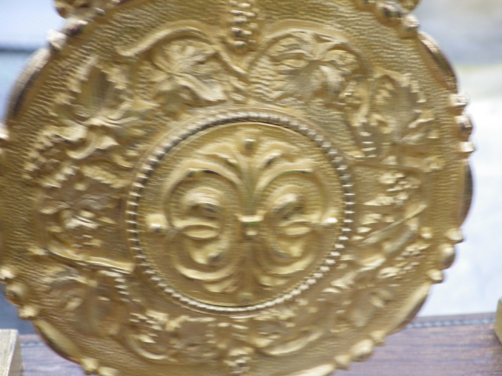 French Charles X Portico Clock Stunning Inlay View X