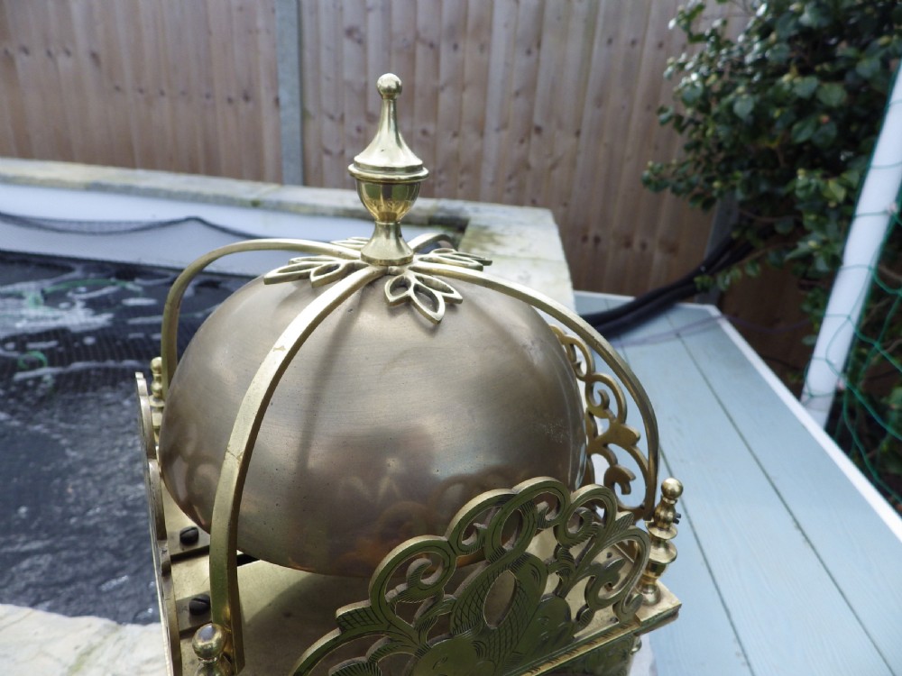 English Lantern Clock Case Around 1780 Double Fusee Movement Charles Raymond Of Lydeway View V