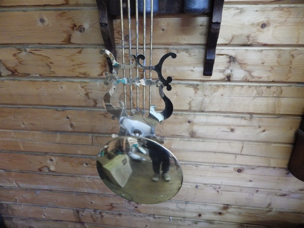 French Vineyard Clock Double Striking plus half hour movement restored 1870s View V