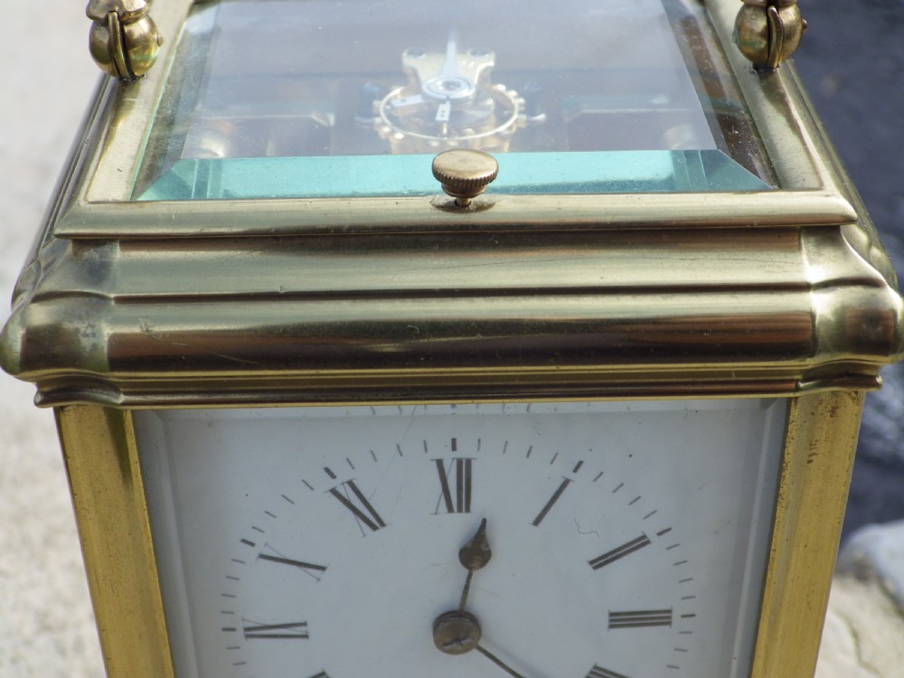 French Repeating Carriage Clock Movement Fully Restored View VII