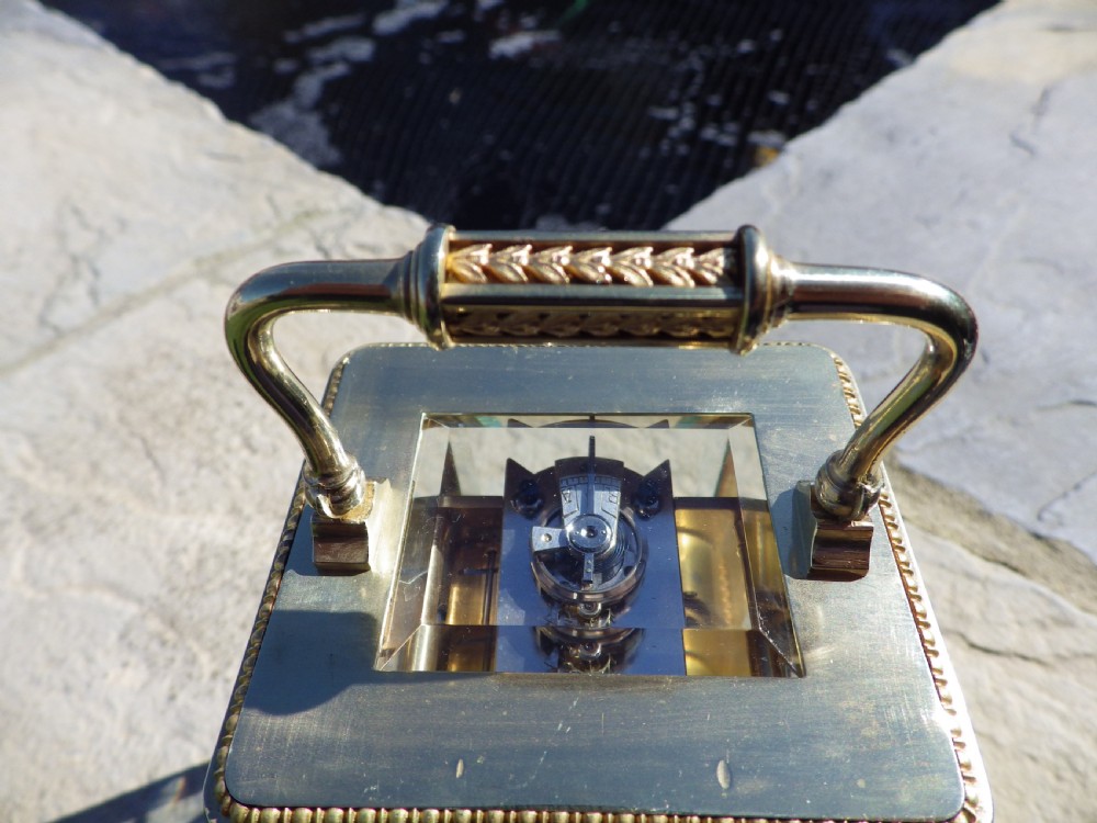 French Striking Carriage Clock Fully Restored Circl 1860s View V