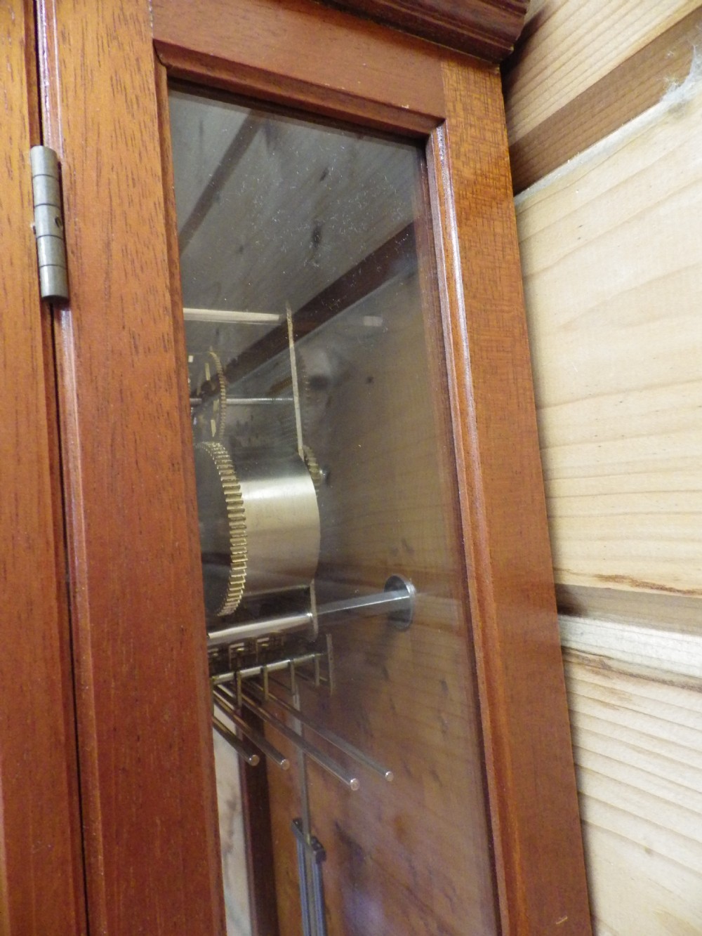 Walnut Westminster Comitti Wall Clock 1960s View VII