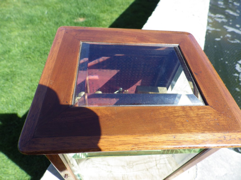 W & H Ting Tang Mantle Clock Fully Restored Running Via Platform Escapement Rare Case Style View II