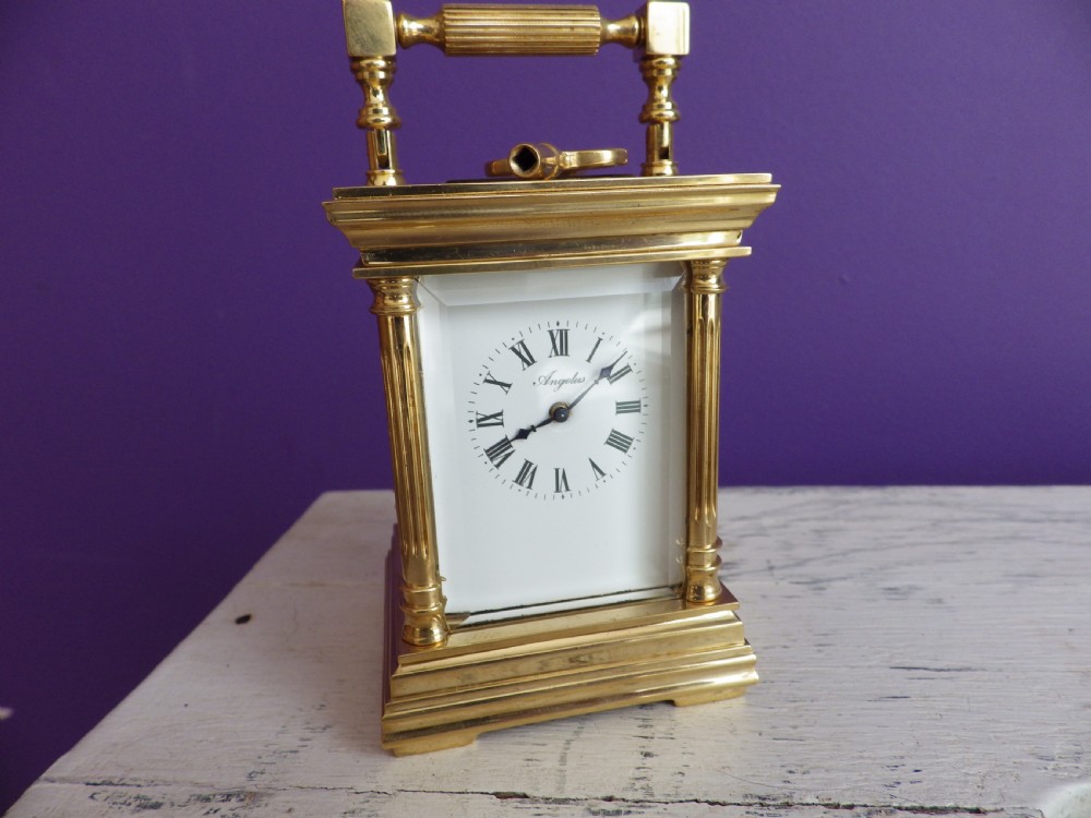 L Epee Miniature Restored Carriage Clock 1960s