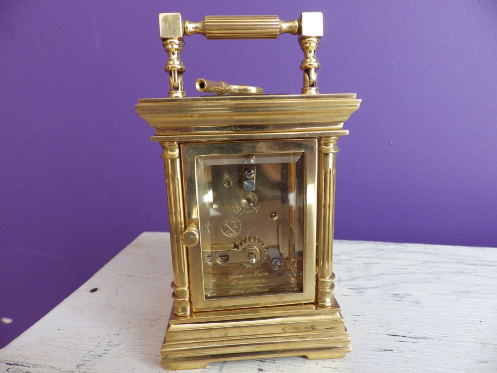 L Epee Miniature Restored Carriage Clock 1960s View III