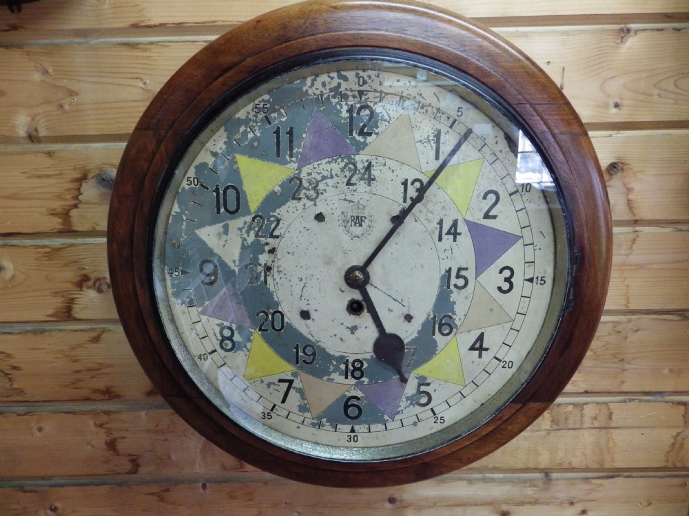 Dial Clock RAF Sector Clock 1941 In Original Condition Serviced & Running Strong