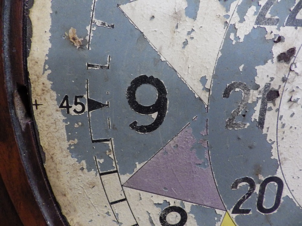 Dial Clock RAF Sector Clock 1941 In Original Condition Serviced & Running Strong View IV