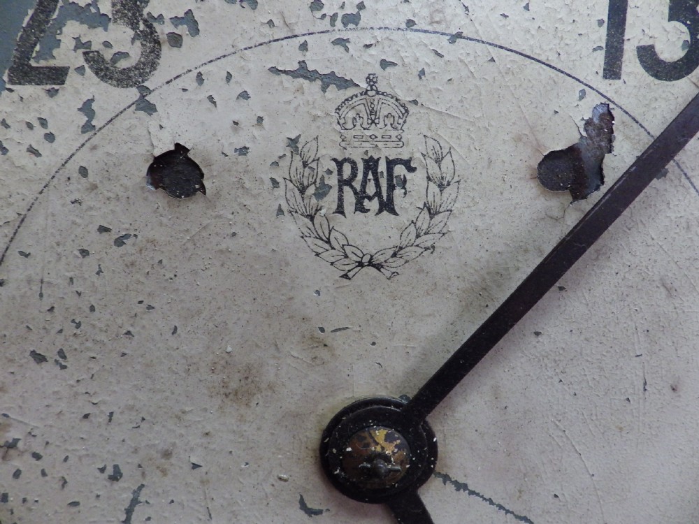 Dial Clock RAF Sector Clock 1941 In Original Condition Serviced & Running Strong View VII
