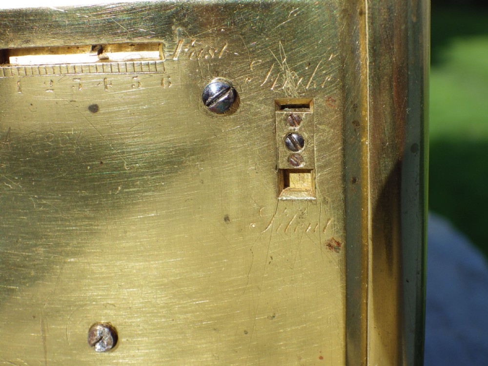 James Mc Cabe Double Fusee Carriage Clock 1790-1810 View VI