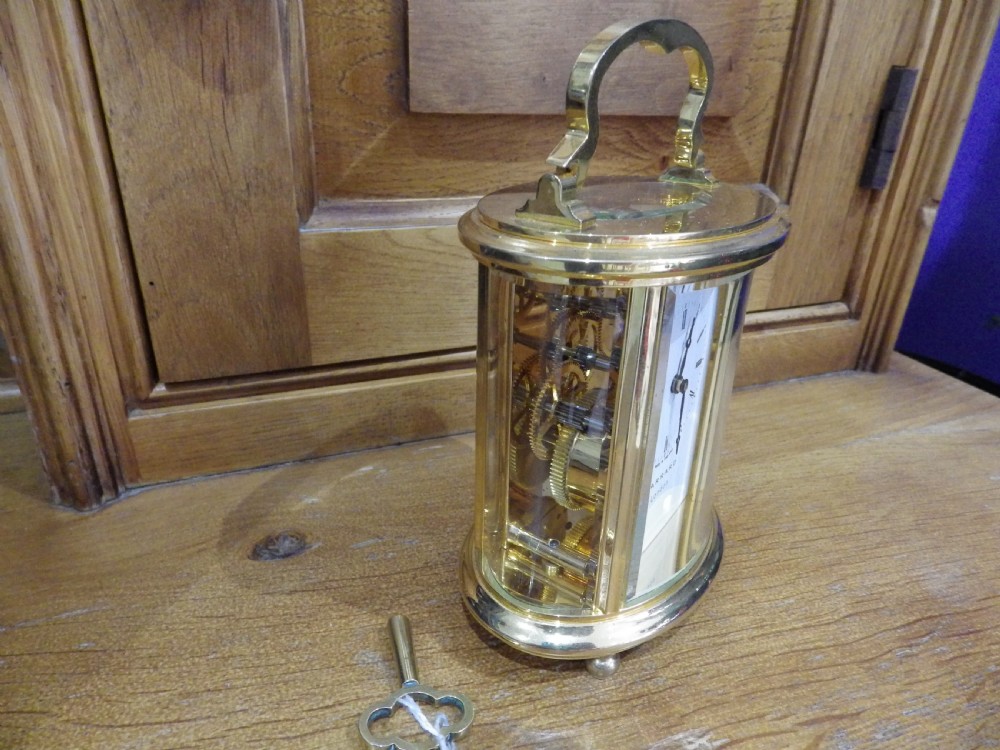 English Carriage Clock Garrard London Ex Shop Stock Mint 1960 View IV