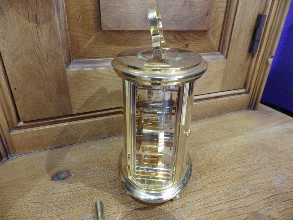 English Carriage Clock Garrard London Ex Shop Stock Mint 1960 View V