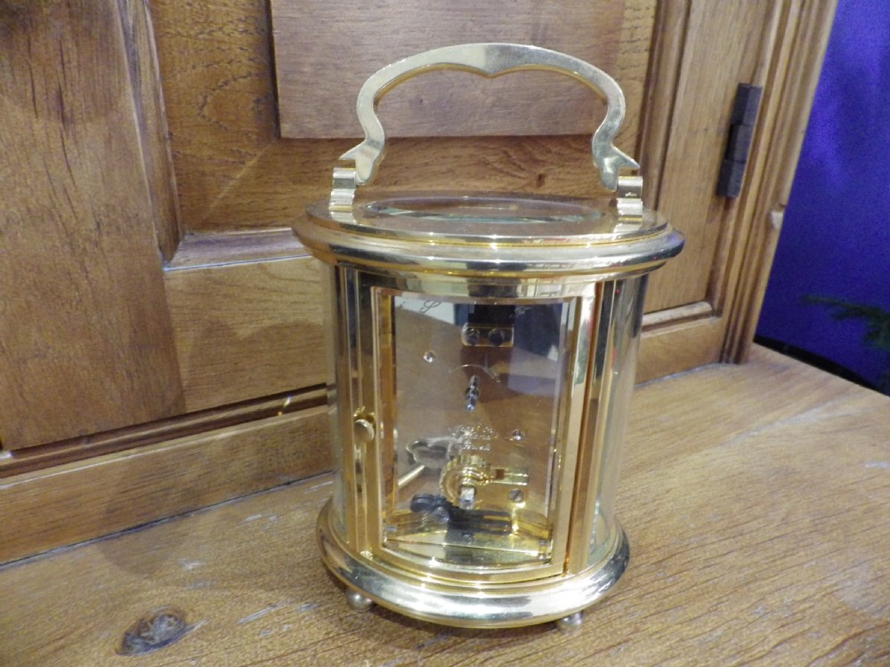 English Carriage Clock Garrard London Ex Shop Stock Mint 1960 View VI