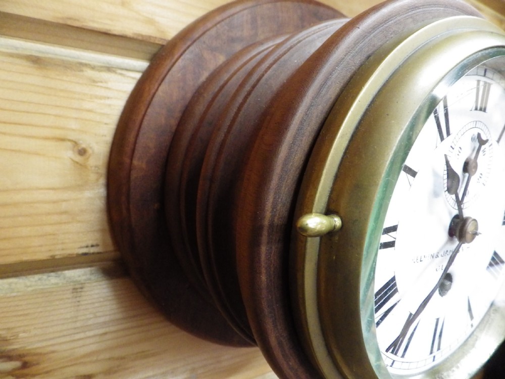 Ships Clock Fusee Glasgow Maker 1900 View II